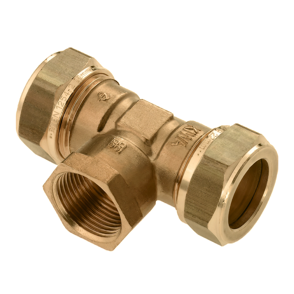 BONFIX 82644 Knel T-stuk 15 x 1/4" binnendraad x 15 mm