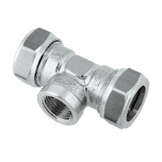 BONFIX 82642 Knel T-stuk 28 x 1/2" bi x 28 vertind