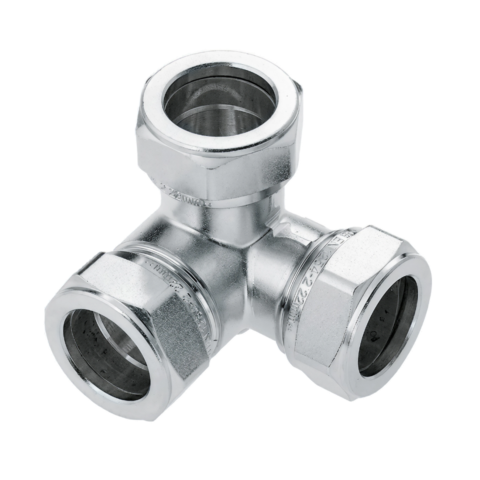 BONFIX 82762 Knel Hoek T-stuk 22 x 15 x 22 mm vertind