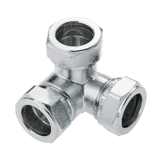 BONFIX 82762 Knel Hoek T-stuk 22 x 15 x 22 mm vertind