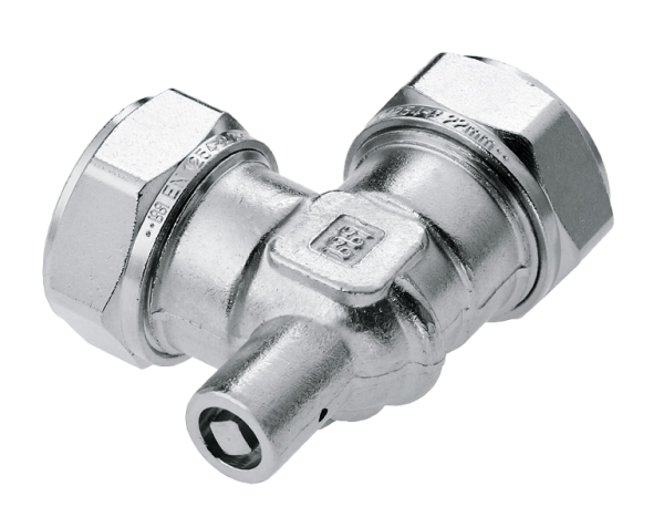 BONFIX 82771 Knel Knie met ontluchting 22 x 22 mm vertind