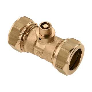 BONFIX 82781 Knel Rechte koppeling met ontl 22x22 mm