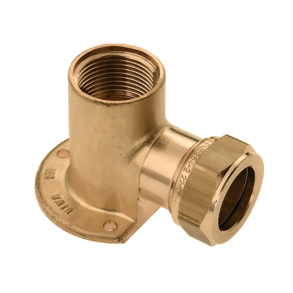 BONFIX 82571 Knel Muurplaat 3/4" buitendraad x 15 mm
