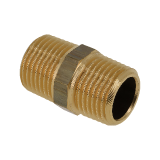 BONFIX 44110 Dubbele nippel 1/2" buitendraad conisch