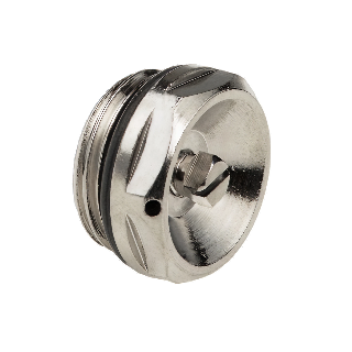 Ontluchter messing vernikkeld 1/2"