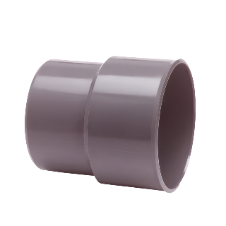 PVC reparatiemof 110mm, centrisch, lijmmof x verjongd spie