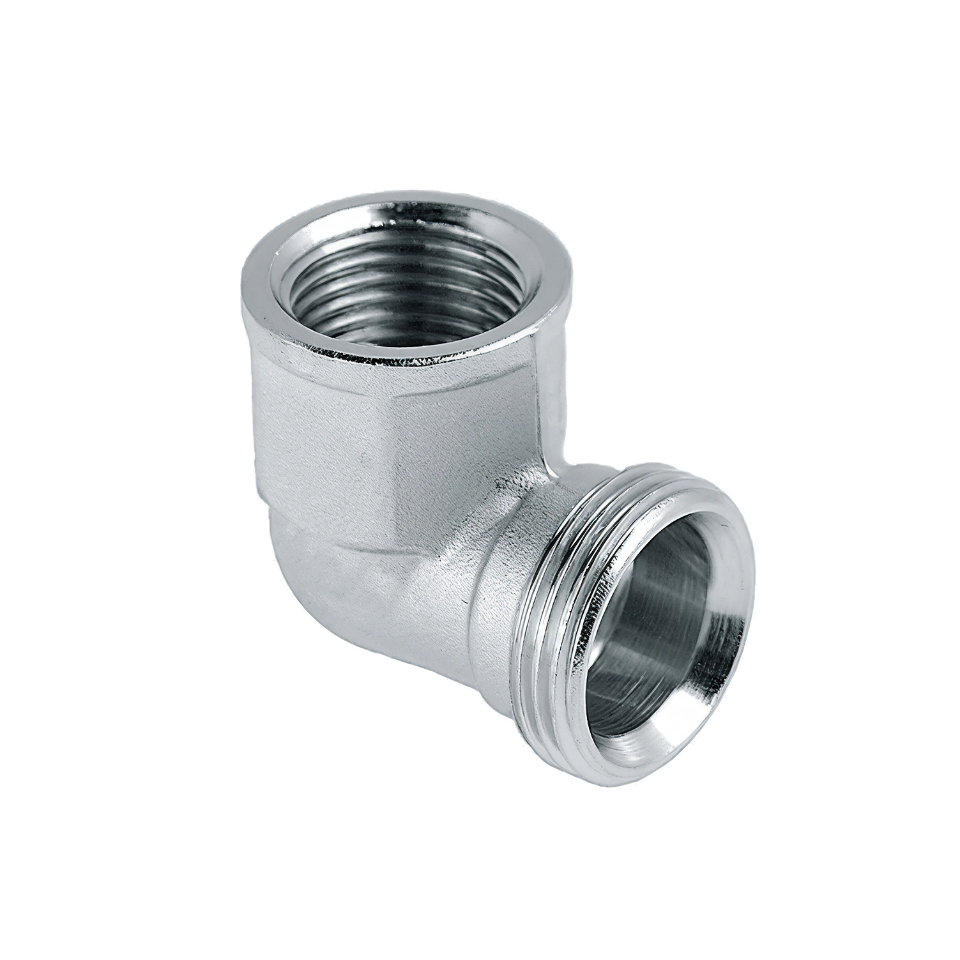 RC 905 Knie 1/2" binnendraad x 3/4" eurokonus