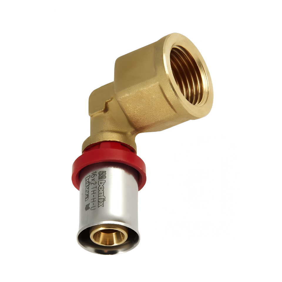 BONFIX Alu-pers 2001105 Knie 1/2" binnendraad x 16 mm