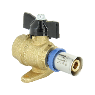 BONFIX Alu-pers 2002510 Kogelkraan 1/2" binnendraad x 20 mm