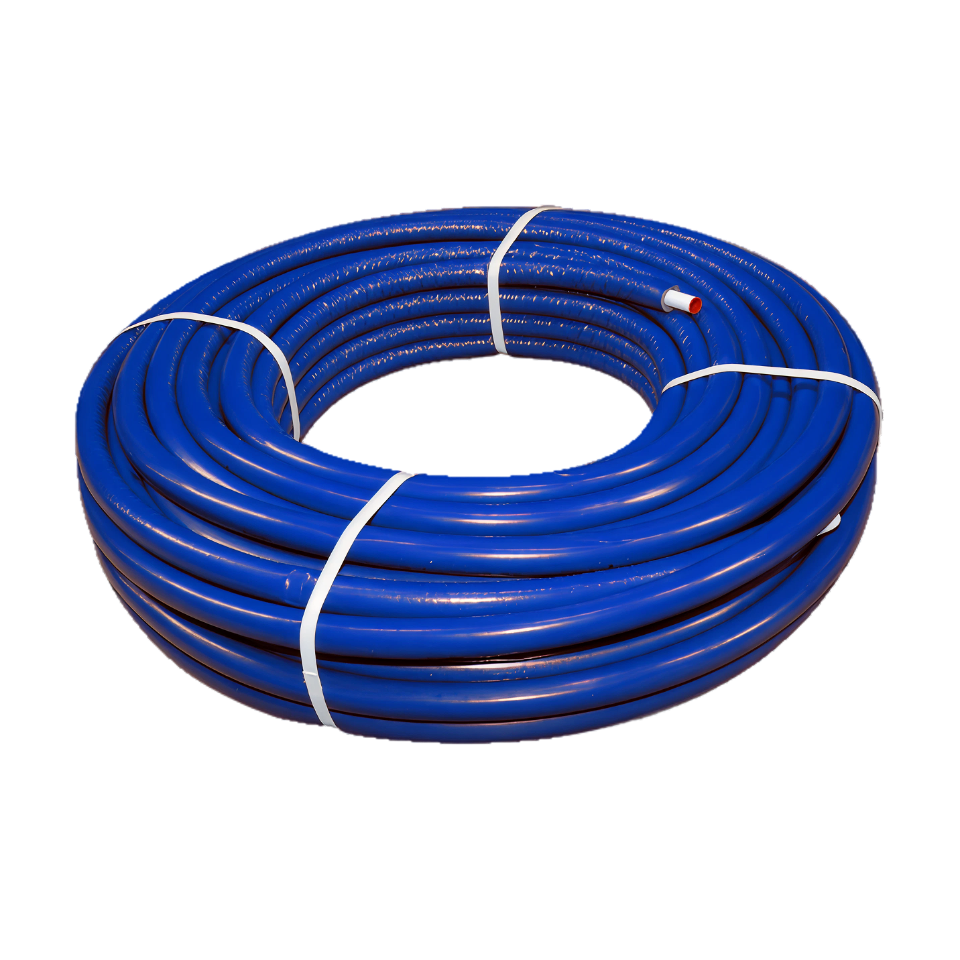 BONFIX Alu-pers systeembuis+Iso 6mm+blauw 16 x 2,0 rol 50 m