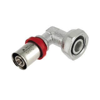 BONFIX Alu-pers 2004410 Knie 1/2" conisch  x 16 mm vertind