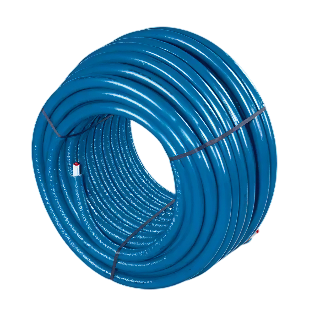 Uponor Uni Pipe PLUS wit voorgeïsoleerd S4 WLS 040 25x2,5 blauw 50m