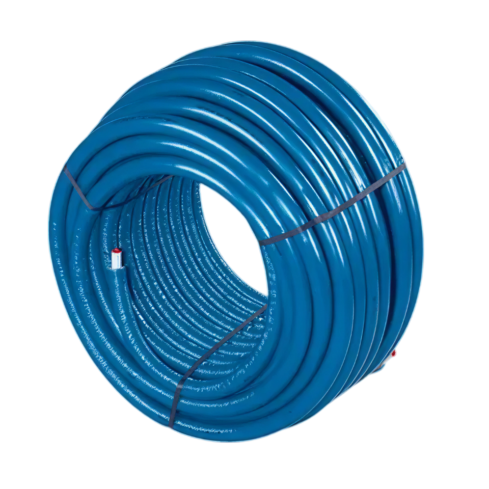 Uponor Uni Pipe PLUS wit voorgeïsoleerd S6 WLS 040 16x2,0 blauw 75m