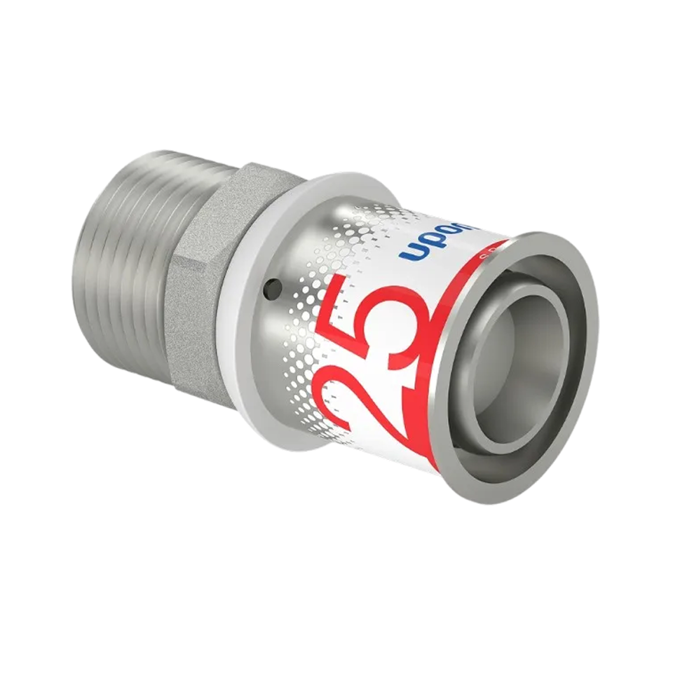 Uponor S-Press Plus pers puntstuk 25mm x 3/4"bu