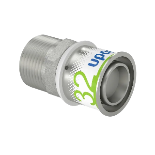 Uponor S-Press Plus pers puntstuk 32mm x 1"bu