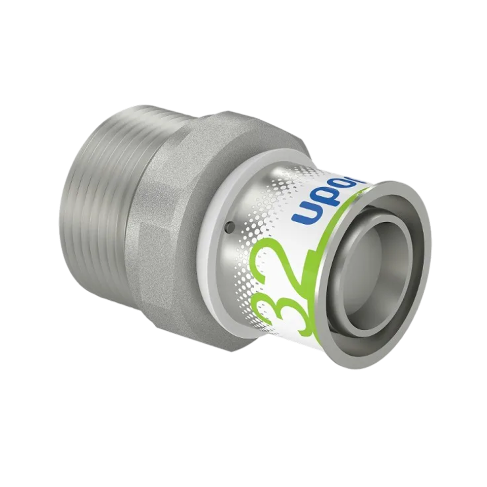 Uponor S-Press Plus pers puntstuk 32mm x 1 1/4"bu