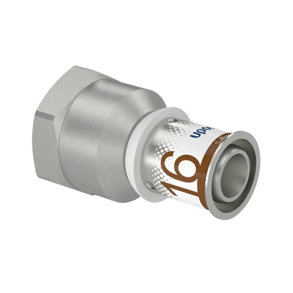 Uponor S-Press Plus pers schroefbus 16mm x 1/2"bi