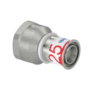 Uponor S-Press Plus pers schroefbus 25mm x 1"bi
