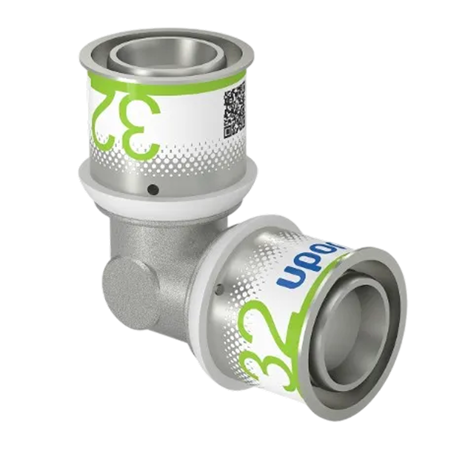 Uponor S-Press Plus pers knie 90° 32x32mm