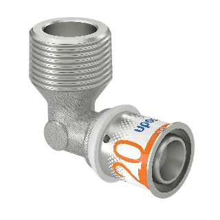 Uponor S-Press Plus pers  knie 90° bu.dr. 20mm x 3/4"
