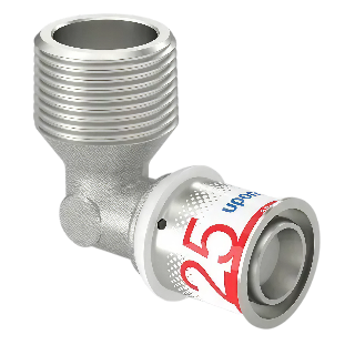 Uponor S-Press Plus pers  knie 90° bu.dr. 25mm x 1"