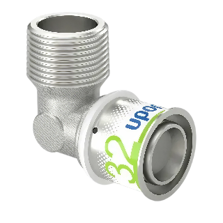 Uponor S-Press Plus pers  knie 90° bu.dr. 32mm x 1""