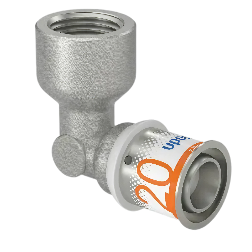 Uponor S-Press Plus pers knie 90° bi.dr. 20mm x 1/2"