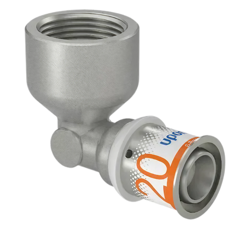 Uponor S-Press Plus pers knie 90° bi.dr. 20mm x 3/4"