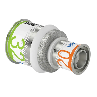 Uponor S-Press Plus pers koppeling verlopend 32 x 20mm