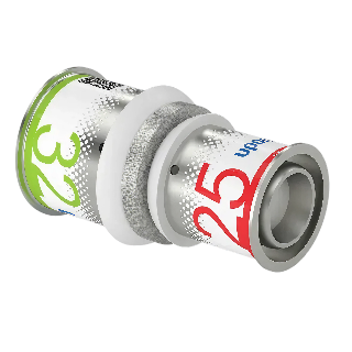 Uponor S-Press Plus pers koppeling verlopend 32 x 25mm