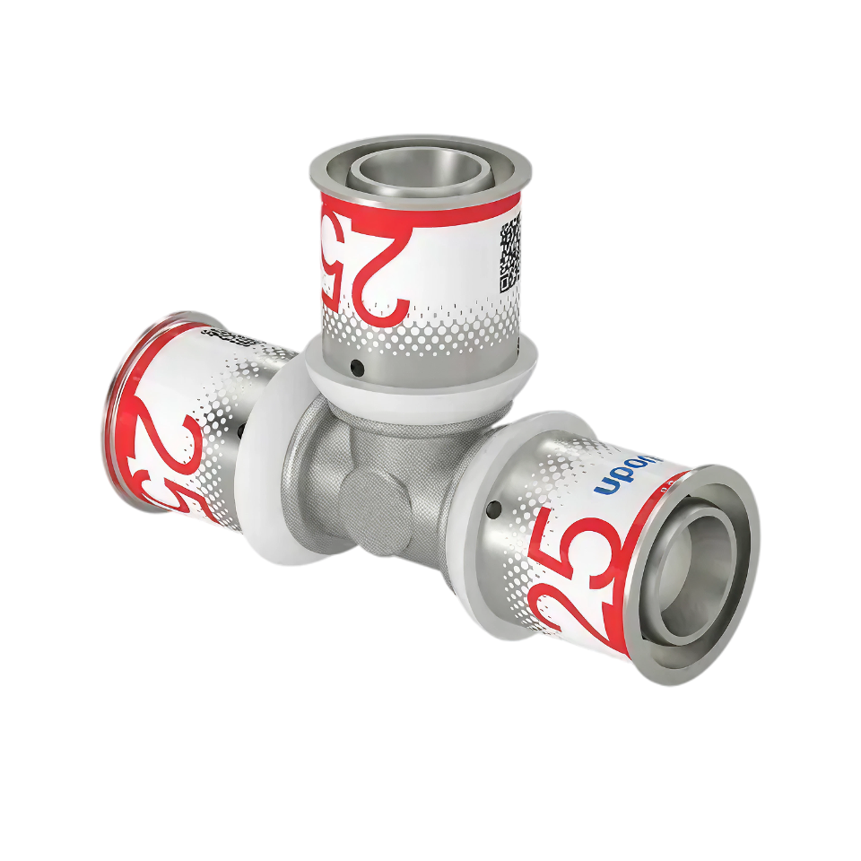 Uponor S-Press Plus pers T-stuk 25x25x25mm