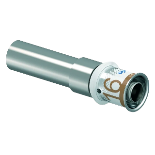 Uponor S-Press Plus pers koppeling overgang 16MLCx15mm CU/RV