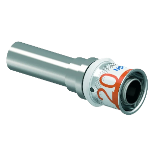 Uponor S-Press Plus pers koppeling overgang 20MLCx15mm CU/RV