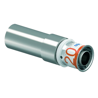 Uponor S-Press Plus pers koppeling overgang 20MLCx22mm CU/RV