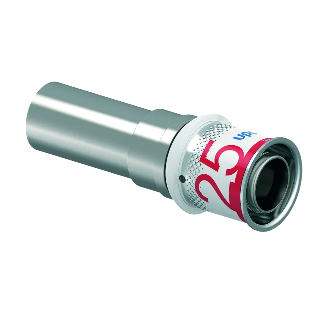 Uponor S-Press Plus pers koppeling overgang 25MLCx22mm CU/RV