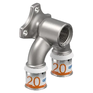 Uponor S-Press Plus Aqua pers U-muurplaat 20x1/2"bix20mm