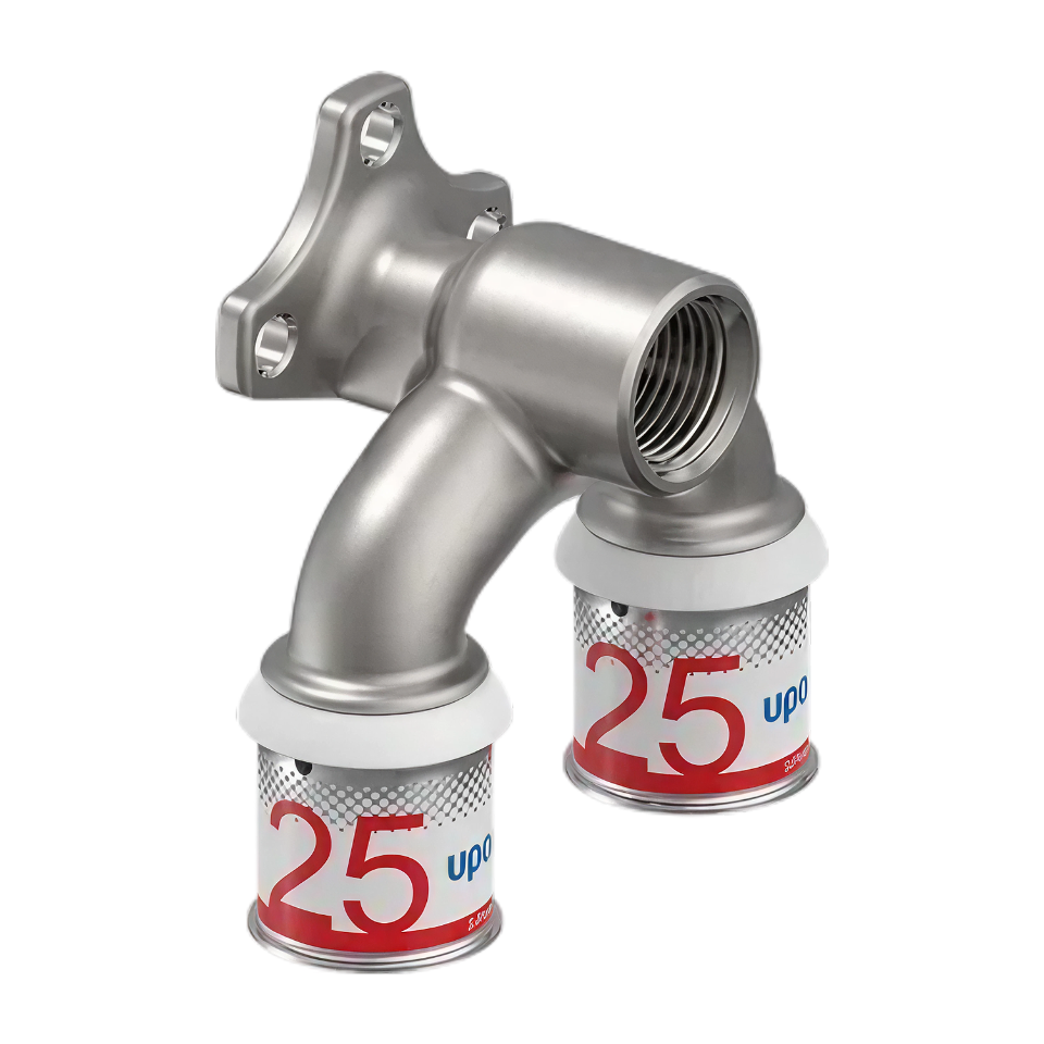 Uponor S-Press Plus Aqua pers U-muurplaat 25x1/2"bix25mm