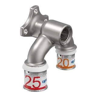 Uponor S-Press Plus Aqua pers U-muurplaat 25x1/2"bix20mm