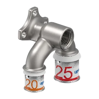 Uponor S-Press Plus Aqua pers U-muurplaat 20x1/2"bix25mm
