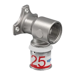 Uponor S-Press Plus pers muurplaat korte flens 25 x 3/4"