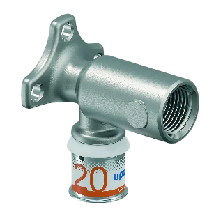Uponor S-Press Plus pers muurplaat XL 20mm x 1/2" bi