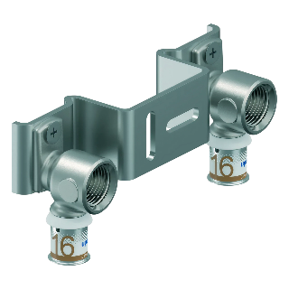Uponor S-Press Plus Aqua geminibeugel 16mm x 1/2" bi.dr. 120mm