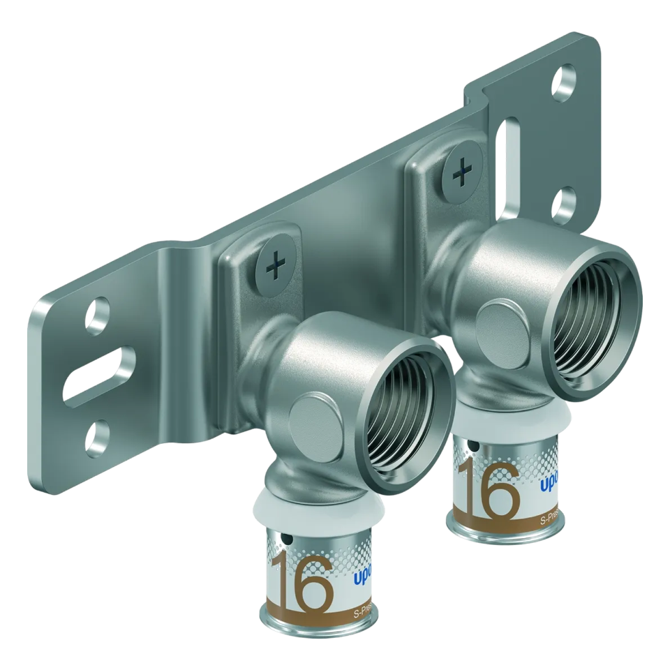 Uponor S-Press Plus Radi pers montageplaat 16mm x 1/2" bi.dr.