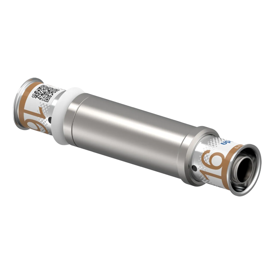 Uponor S-Press Plus pers reparatiekoppeling 25x25mm