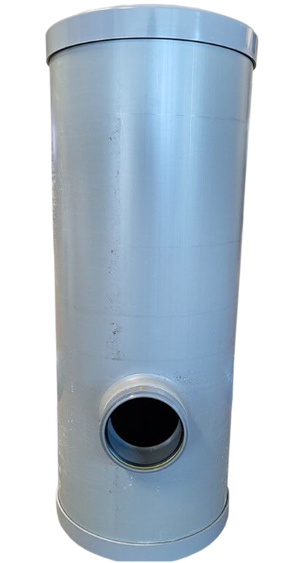 PVC drainageput Ø315mm, 1 x 80mm, 1 x 110mm, H=800mm