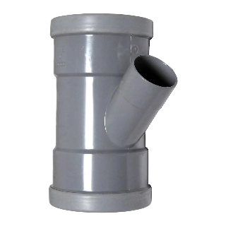 Wavin PVC RR Tee 45° GY 110X50 SN4 2M/1G