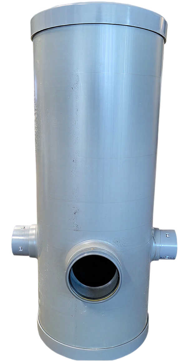 PVC drainageput Ø315mm, 3 x 60mm, 1 x 110mm, H=800mm