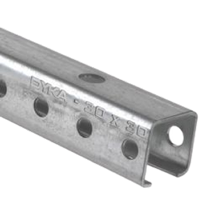 Dyka Vacurain Montage Rail 41x41 L=5m