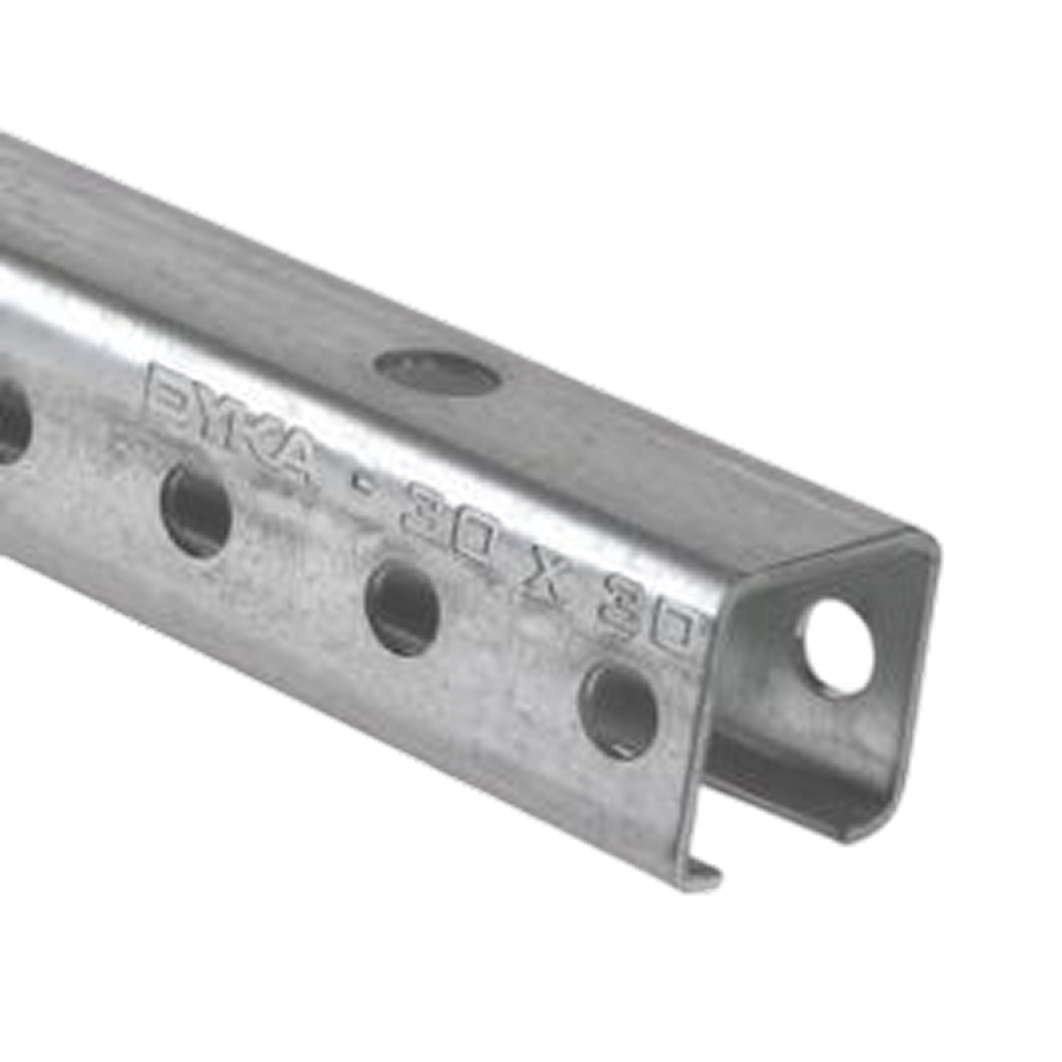Dyka Vacurain Montage Rail 41x41 L=5m