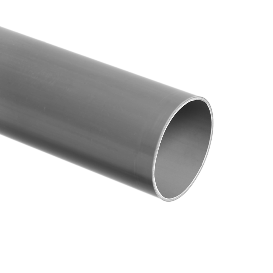 PVC buis 400 mm, grijs, SN8, gladde buis, L = 5 mtr
